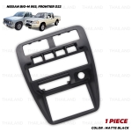 กรอบวิทยุ ครอบช่องวิทยุ 1 ชิ้น สีดำ สำหรับ Nissan Big-M 993,Frontier D22 ปี 1986-2005